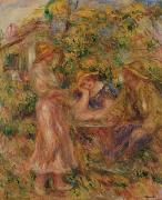 Pierre-Auguste Renoir Three Figures in Landscape Germany oil painting artist